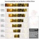 Mobile Preview: Küchenrückwand Folie herbstlicher Wald Höhe 51cm