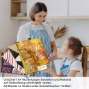 Mobile Preview: Küchenrückwand Folie goldener Herbstwald - Strahlende Naturpracht A4 Muster