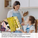 Mobile Preview: Küchenrückwand Folie Birkenwald A4 Muster
