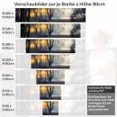 Mobile Preview: Küchenrückwand Folie mystischer Winterwald Höhe 80cm