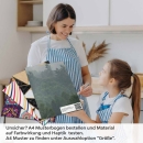 Mobile Preview: Küchenrückwand Folie Wald im Nebel A4 Muster