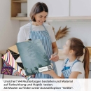 Mobile Preview: Küchenrückwand Folie Nebel und Tannen - Ein Hauch von Naturmystik A4 Muster