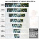 Mobile Preview: Küchenrückwand Folie Wald & Wasserfall Höhe 60cm