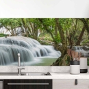 Mobile Preview: Küchenrückwand Folie prachtvoller Wasserfall Hauptbild 1
