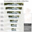Mobile Preview: Küchenrückwand Folie prachtvoller Wasserfall Höhe 51cm