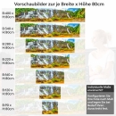 Mobile Preview: Küchenrückwand Folie Goldener Wasserfall Höhe 80cm
