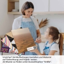 Mobile Preview: Küchenrückwand Folie Dünen in der Wüste A4 Muster