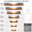 Mobile Preview: Küchenrückwand Folie Dünen in der Wüste Höhe 60cm
