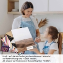 Mobile Preview: Küchenrückwand Folie Dünenmeer - Ein Hauch von Unendlichkeit A4 Muster