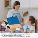 Mobile Preview: Küchenrückwand Folie goldene Wüstendünen A4 Muster