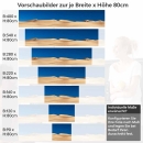 Mobile Preview: Küchenrückwand Folie goldene Wüstendünen Höhe 80cm