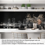 Mobile Preview: Küchenrückwand Folie Skyline at Night Artikelbild 1
