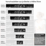 Mobile Preview: Küchenrückwand Folie Skyline at Night Höhe 51cm