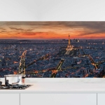 Mobile Preview: Küchenrückwand Folie Panorama Stadtblick Hauptbild 1