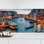 Mobile Preview: Küchenrückwand Folie italienischen Altstadtidylle Hauptbild 1