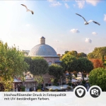 Mobile Preview: Küchenrückwand Folie Inselbrücke Detailbild 2