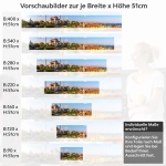 Mobile Preview: Küchenrückwand Folie Inselbrücke Höhe 51cm