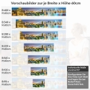 Mobile Preview: Küchenrückwand Folie Brücke zwischen Stadtteilen Höhe 60cm