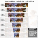 Mobile Preview: Küchenrückwand Folie Hafenblick auf New York Höhe 80cm