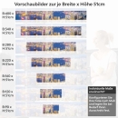 Mobile Preview: Küchenrückwand Folie Hong Kongs Skyline Höhe 51cm