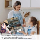 Mobile Preview: Küchenrückwand Folie Altstadt Hafen A4 Muster