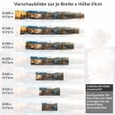Mobile Preview: Küchenrückwand Folie Altstadt Hafen Höhe 51cm