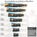Mobile Preview: Küchenrückwand Folie Altstadt Hafen Höhe 80cm