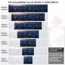 Mobile Preview: Küchenrückwand Folie Metropole Panorama Höhe 80cm