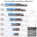 Mobile Preview: Küchenrückwand Folie spanische Küstenstadt Höhe 51cm