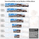 Mobile Preview: Küchenrückwand Folie spanische Küstenstadt Höhe 60cm