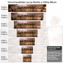 Mobile Preview: Küchenrückwand Folie Nachtspaziergang mit Blick auf Brooklyn Höhe 80cm