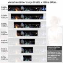 Mobile Preview: Küchenrückwand Folie Großstadt Lichter Höhe 60cm