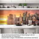 Mobile Preview: Küchenrückwand Folie zwei Brücken, eine Stadt Artikelbild 1