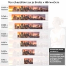 Mobile Preview: Küchenrückwand Folie zwei Brücken, eine Stadt Höhe 60cm