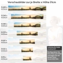 Mobile Preview: Küchenrückwand Folie Rheinblick Köln - Architektonische Schönheit Höhe 51cm
