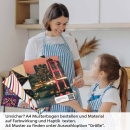 Mobile Preview: Küchenrückwand Folie Bosporus - Nächtliche Brückenpracht für Ihre Küche A4 Muster