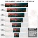 Mobile Preview: Küchenrückwand Folie Bosporus - Nächtliche Brückenpracht für Ihre Küche Höhe 80cm