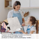 Mobile Preview: Küchenrückwand Folie Betonoptik - Modern und stilvoll A4 Muster