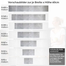Mobile Preview: Küchenrückwand Folie Betonstruktur Höhe 60cm