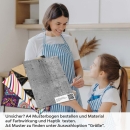 Mobile Preview: Küchenrückwand Folie Sichtbeton - Industrielles Flair A4 Muster