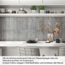 Mobile Preview: Küchenrückwand Folie Sichtbeton - Industrielles Flair Artikelbild 1