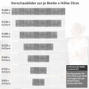 Mobile Preview: Küchenrückwand Folie Sichtbeton - Industrielles Flair Höhe 51cm