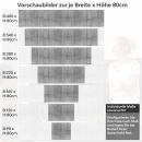 Mobile Preview: Küchenrückwand Folie Sichtbeton - Industrielles Flair Höhe 80cm