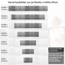 Mobile Preview: Küchenrückwand Folie Sichtbetonoptik - Zeitlos & Modern Höhe 51cm