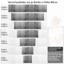 Mobile Preview: Küchenrückwand Folie Sichtbetonoptik - Zeitlos & Modern Höhe 80cm