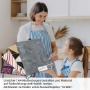 Mobile Preview: Küchenrückwand Folie Urban Depth - Moderne Betonoptik A4 Muster