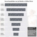 Mobile Preview: Küchenrückwand Folie Urban Depth - Moderne Betonoptik Höhe 51cm