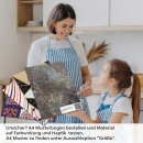 Mobile Preview: Küchenrückwand Folie Rustikale Betonoptik - Natürliches Wanddesign A4 Muster