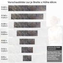 Mobile Preview: Küchenrückwand Folie Rustikale Betonoptik - Natürliches Wanddesign Höhe 60cm