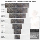 Mobile Preview: Küchenrückwand Folie Rustikale Betonoptik - Natürliches Wanddesign Höhe 80cm